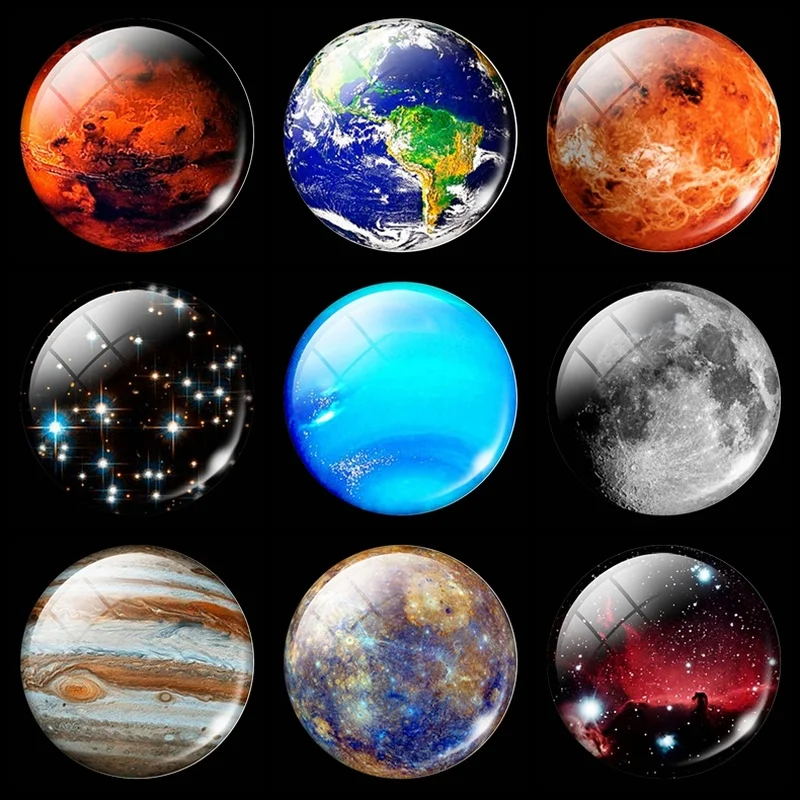 

Beautiful Nebula Fridge Magnet Refrigerator Decoration Glows At Night Earth Moon Mercury Mars Jupiter Neptune Planet Galaxy