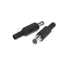 2022 Hot Sales 5 Pcs Black 2.1mm x 5.5mm DC Power Male Plug Jack Adapter ► Photo 2/2