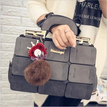 Fashion Boston bag inclined shoulder ladies hand bag women PU leather handbag sac 2016 woman bags handbags women famous brands