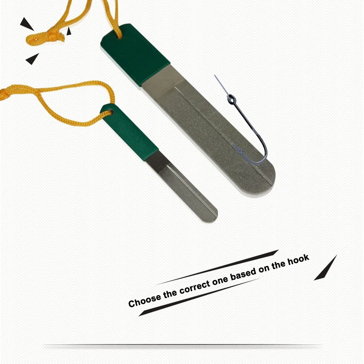 DMD портативная Алмазная точилка для рыболовных крючков 4/6 дюймов крючок нож Серебряные кухонные ножи рыболовные аксессуары гаджет для использования на открытом воздухе h3