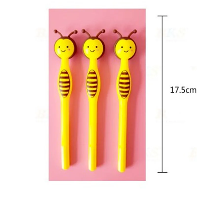 

Yellow Bee Novelty gel pen Cute Cartoon Creative office school supplies Smooth and easy to use For Students Prize Student Gift