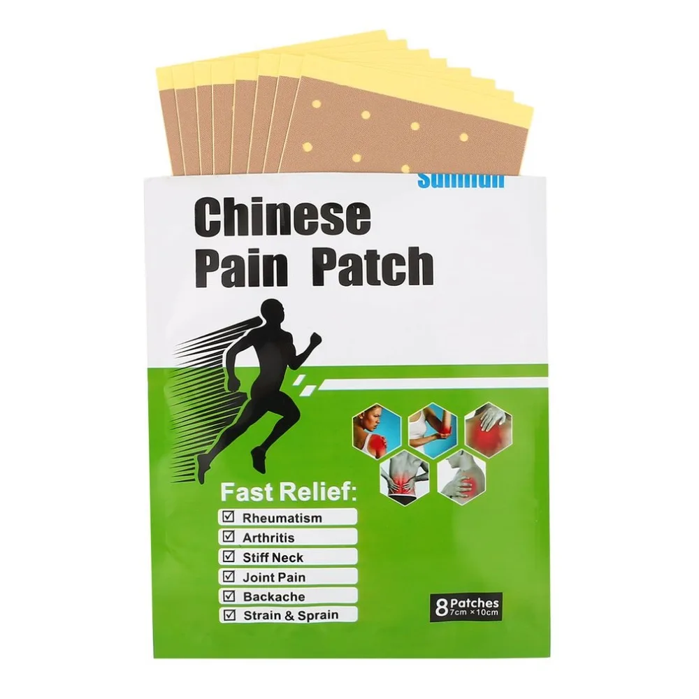 8PCS/bag Chinese Herbal Pain Relief Patches Treatment Muscular Pain