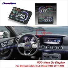 Liandlee Автомобильный дисплей HUD для Mercedes Benz cls-класс W218 20 безопасное вождение экран OBD II проекционный Спидометр лобовое стекло