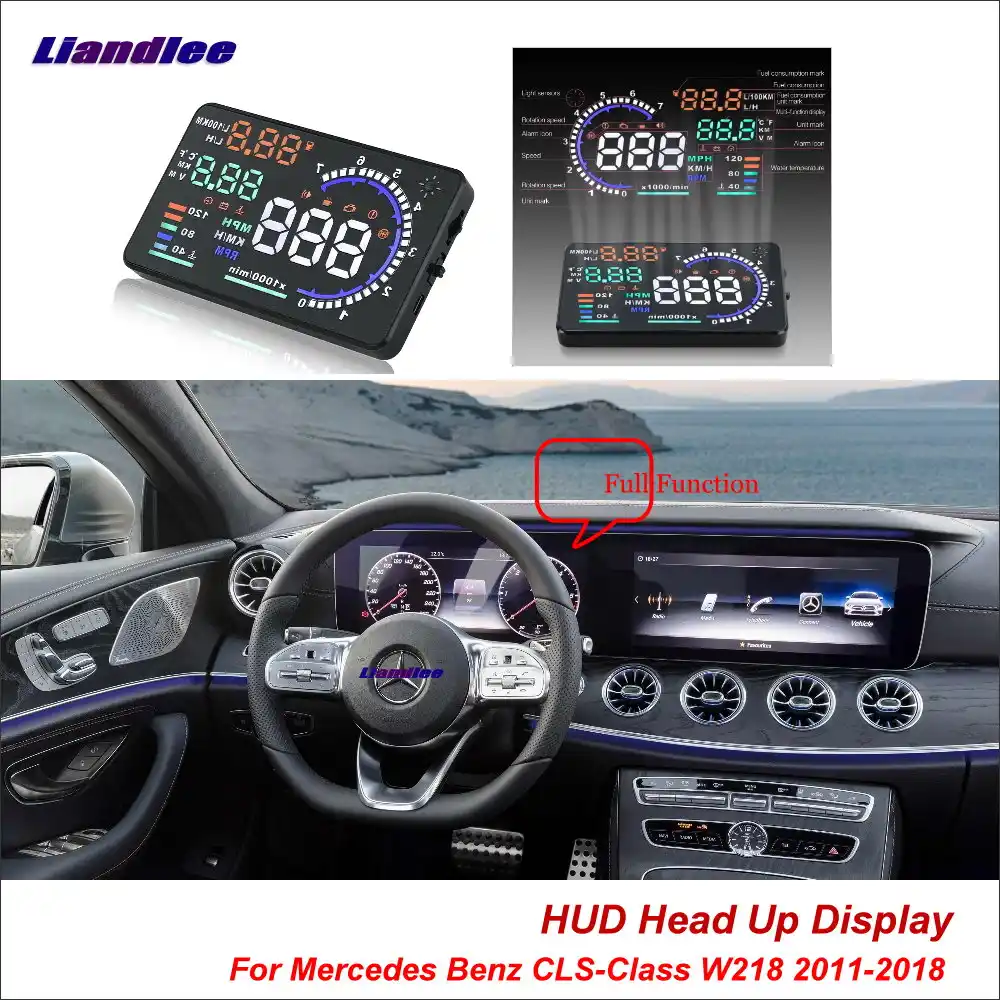 Liandlee 車のヘッドアップディスプレイ Hud メルセデスベンツ Cls クラス W218 安全運転画面 Obd Ii スピードメーター プロジェクターフロントガラス ヘッドアップディスプレイ Aliexpress