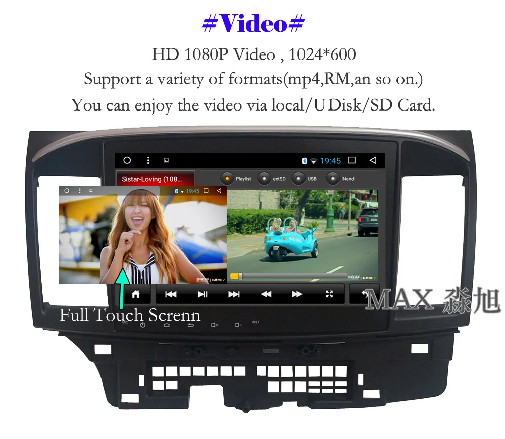 Cheap MAX Android 8.1 Car DVD Player for Mitsubishi Lancer Car Radio RDS GPS Navigation system Free Map Bluetooth Call swc mirror link 6
