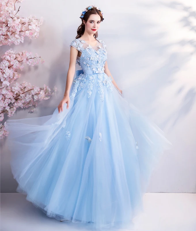 Walk-Beside-You-Tulle-Prom-Dresses-Blue-Lace-Appliques-Beading-A-line-Long-Vestidos-De-Graduacion