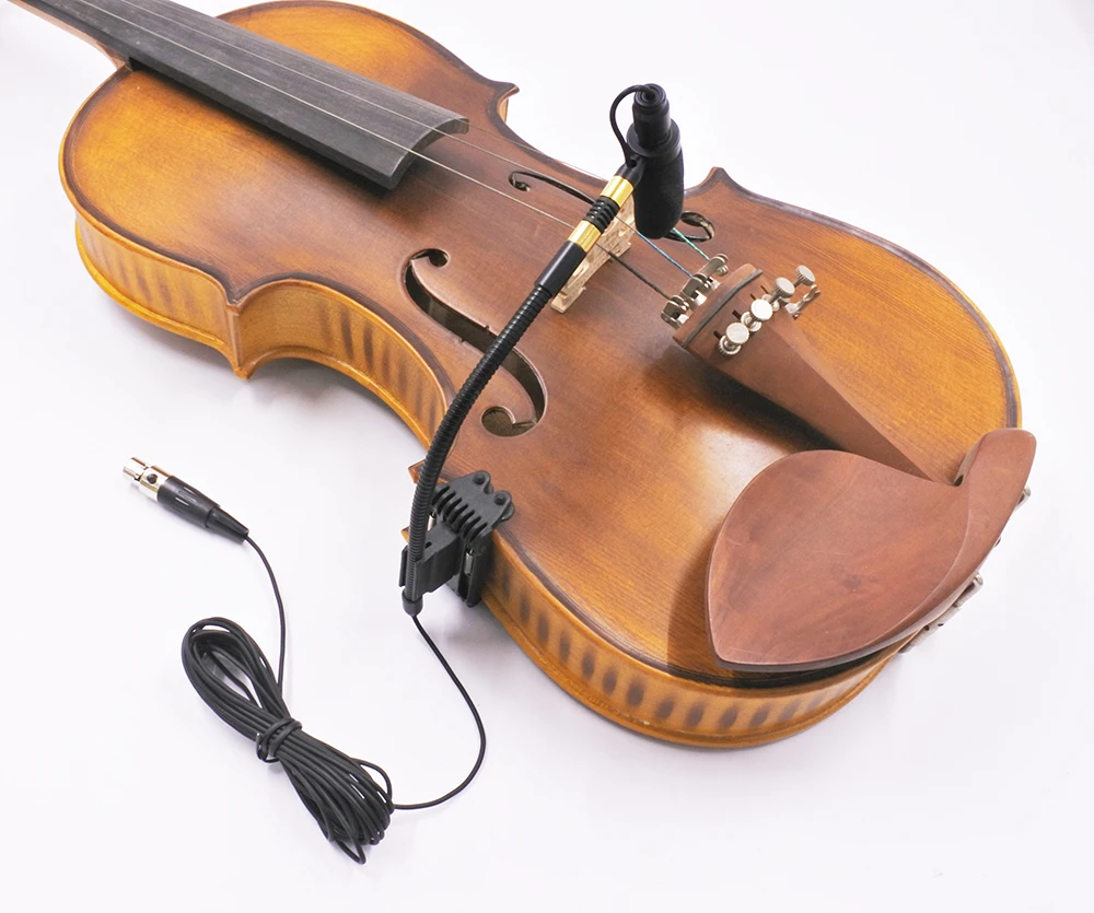 acoustic violin fiddle gooseneck condenser microphone for Shure Senn