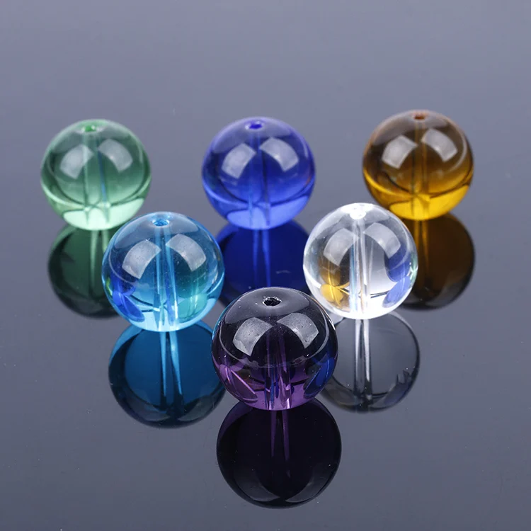 

16 mm mixed colour circular spray paint,Beads of glass made of jewels.Attractive glass beads are made for DIY jewelry 8pcs