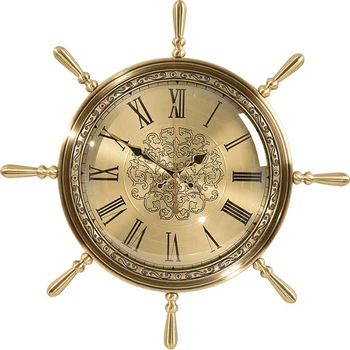 

Large Metal Mediterranean Wall Clock Nordic Design Silent Clock Pow Patrol Watch Mechanism Zegar Wall Clocks Home Decor WZH387