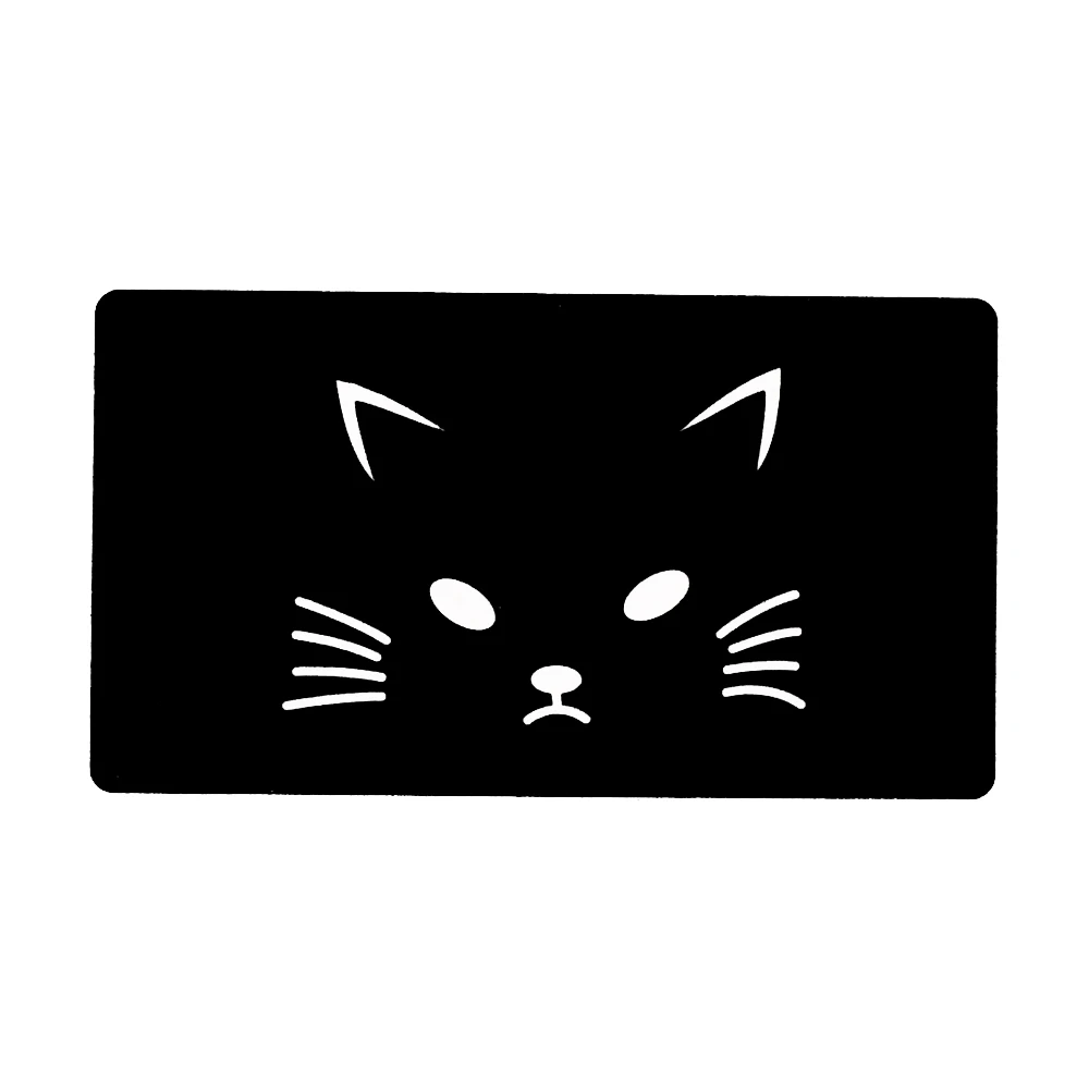 5 листов трафарет для женского макияжа с хной бумажный рисунком кошки крыла