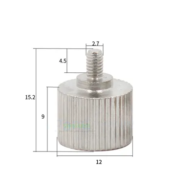 

2pcs thumb screws 304 stainless steel Hand screwdriver 15.2*12mm for 3d printer parts hand screw driver