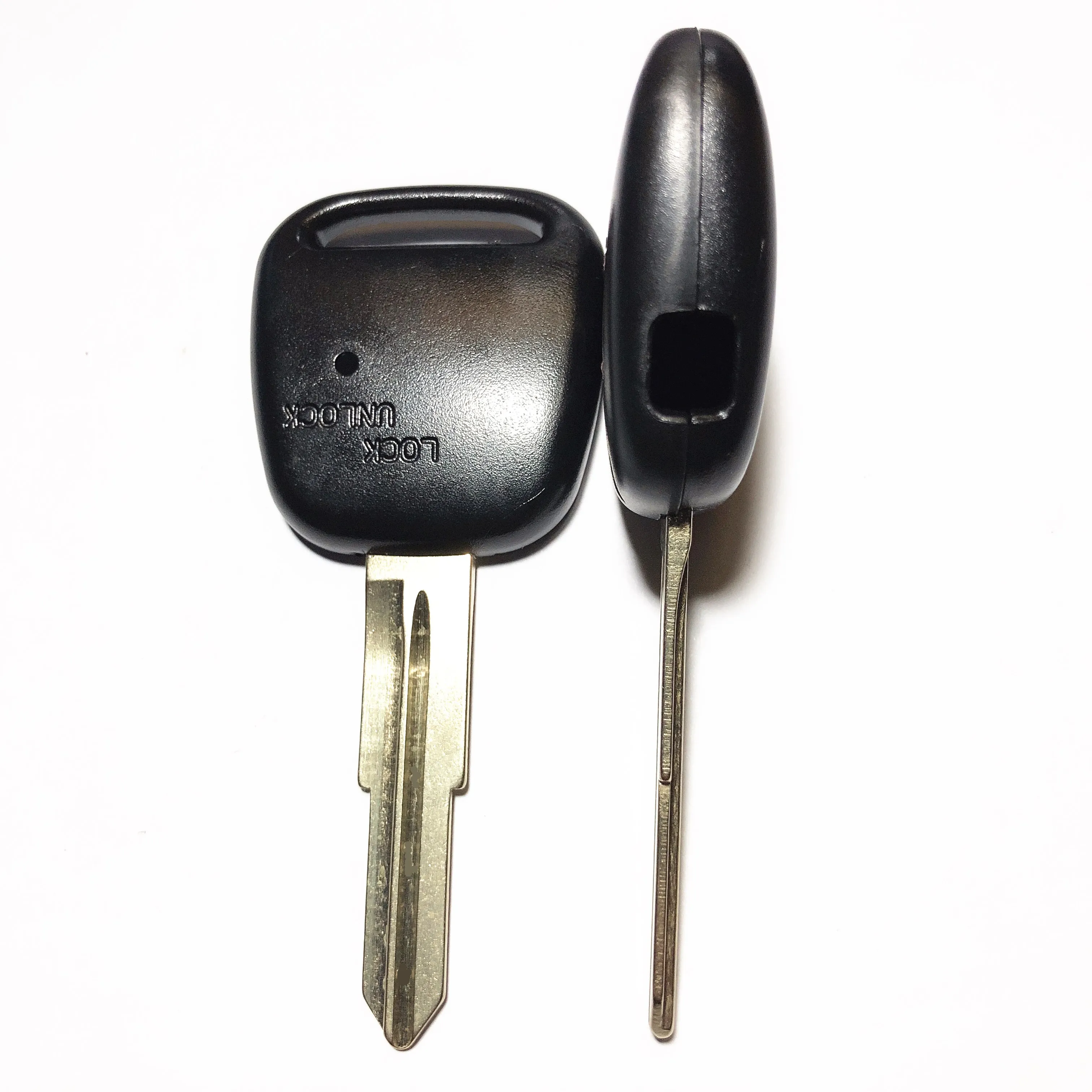 

1 Button Hole on Side of Cover Car Key Blank Case with Groove on Right of Blade For Old Toyota Key Shell Cover Remote Fob