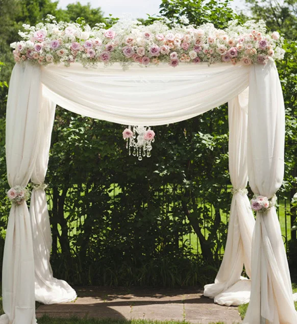 White Iron Wedding Pergola Decoration 240 180cm On White Iron Wedding Pergola Decoration 240 180cm