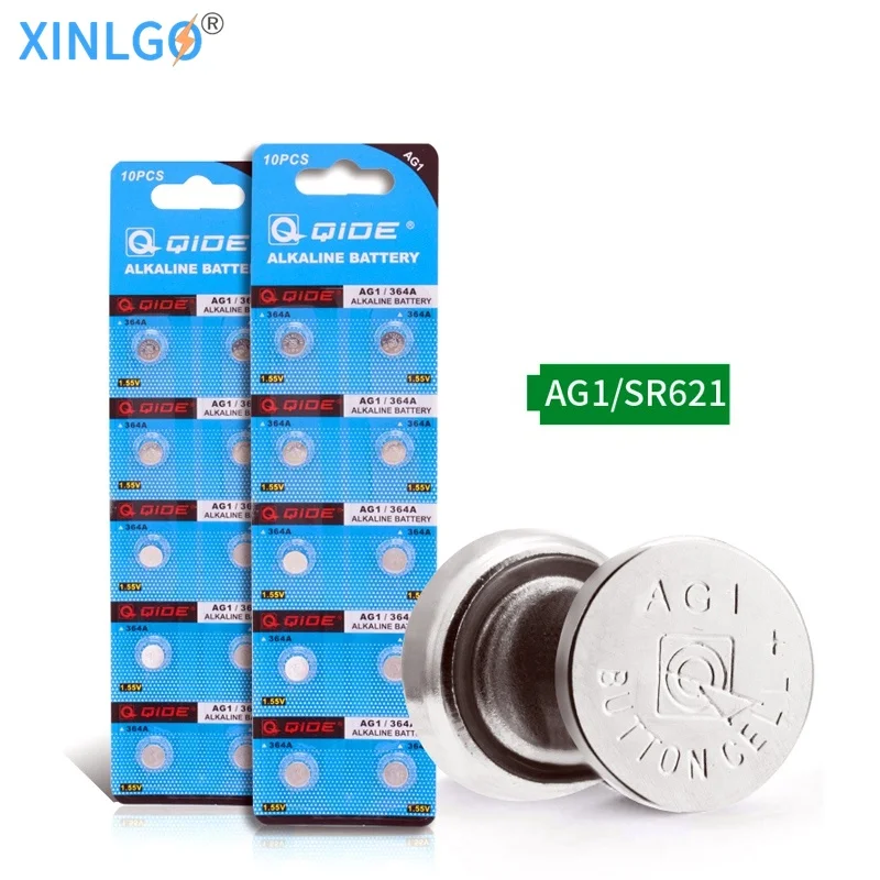

20pcs/lot SR621SW 364 164 363 AG1 1.5V Alkaline utton Cell Watch Batteries