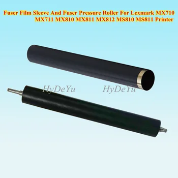 

Compatible New Fuser Film Sleeve And Fuser Pressure Roller for Lexmark MX710 MX711 MX810 MX811 MX812 MS810 MS811Fixing
