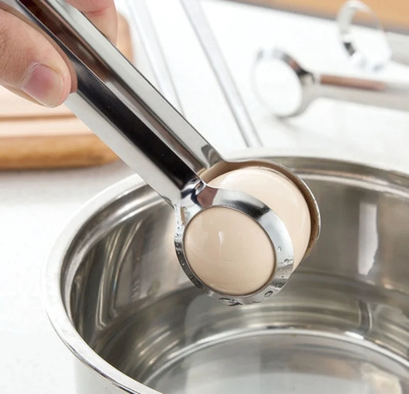 Kitchen Cooking Tools Creative Stainless Steel Egg Tong Clip Gadgets | Дом и сад