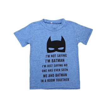 

Toddler Boys Superhero Short sleeve T-shirt