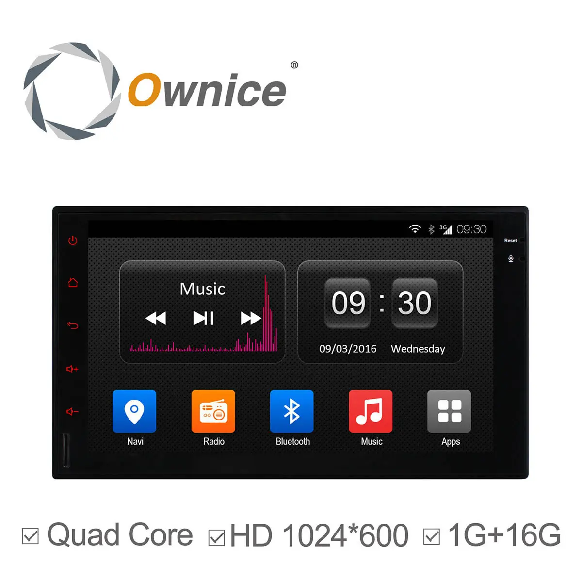 Ownice C300 2 Din Universal Android 4 4 Full Touch Panel GPS Navigation Car Radio Player