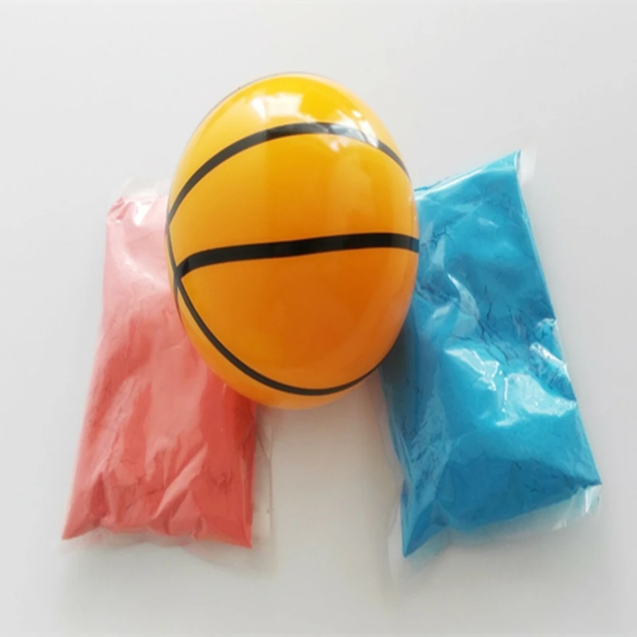Комплект для баскетбола розового и синего цвета