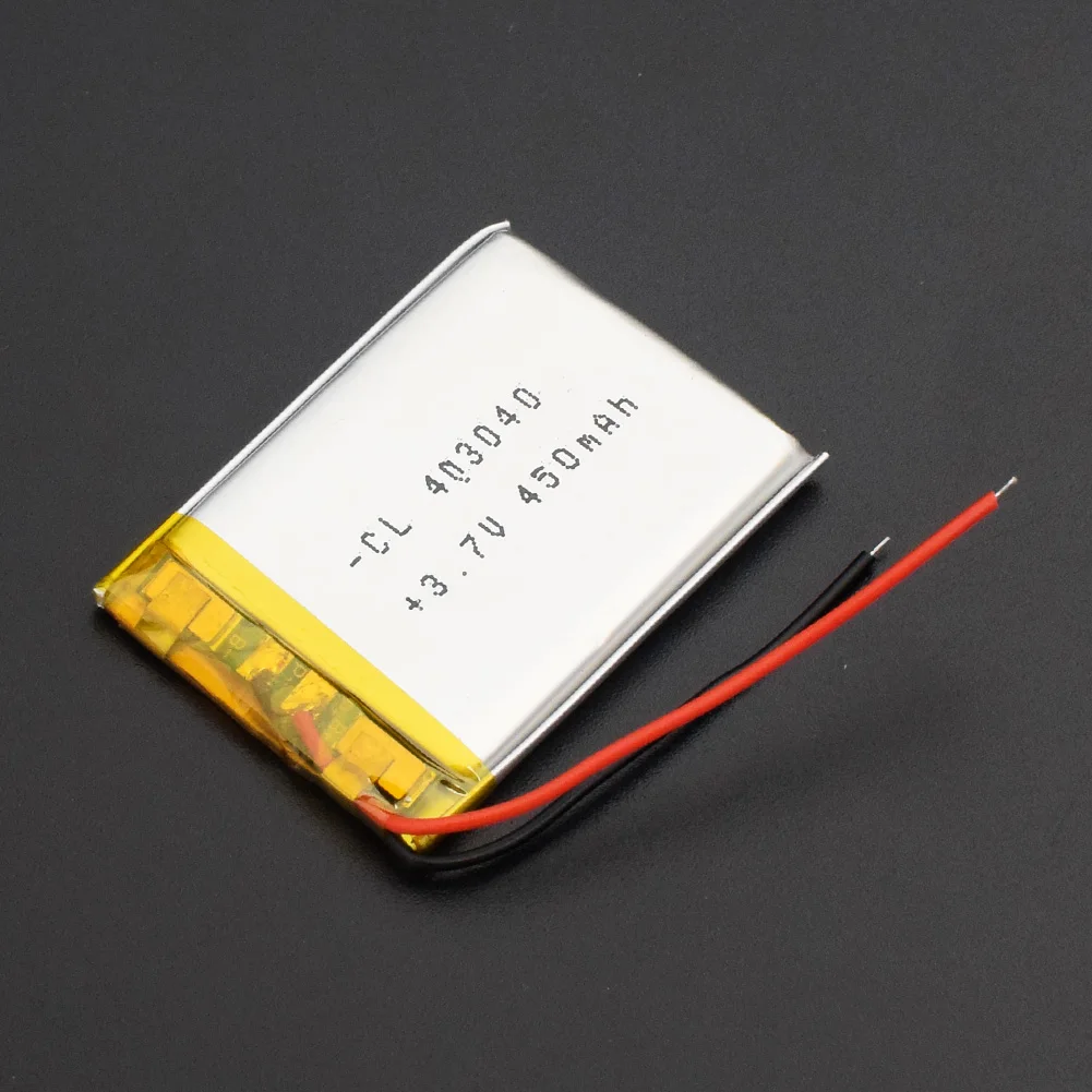 Полимерный аккумулятор 450mah 3 7 V 403040 умный дом MP3 колонки литий ионные аккумуляторы