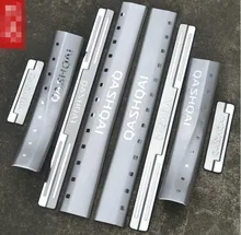 Stainless steel External door sill Internal Scuff Plate Car accessories For Nissan QASHQAI 2007-2013 8pcs