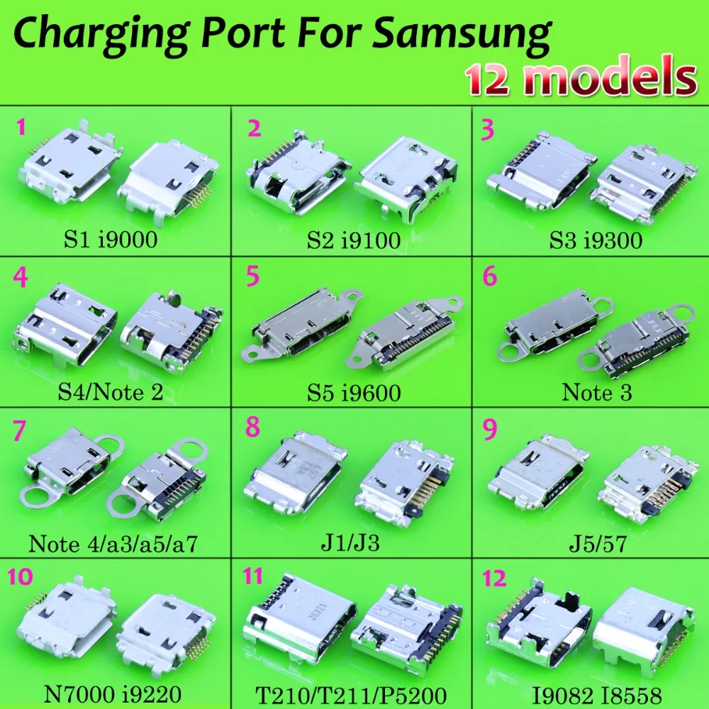 Порт зарядки Micro USB с портом Jack для разъема для samsung Galaxy J5 SM-J500 J1 SM-J100 J100 J500 J3 J300F