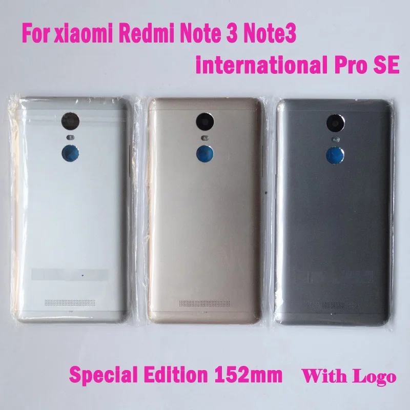 Корпус для xiaomi Redmi Note 3 Note3 Pro 150 мм задняя крышка батарейного отсека Замена+ объектив камеры+ Кнопка громкости питания