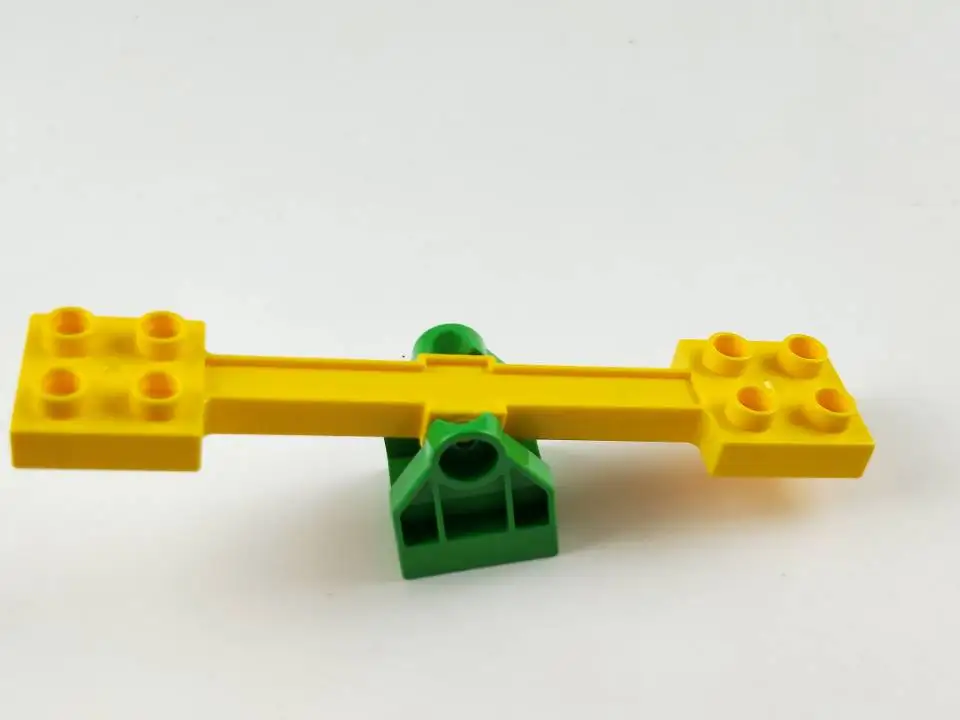 Duplo Diy строительные блоки большого размера аксессуары качели фигурка детская