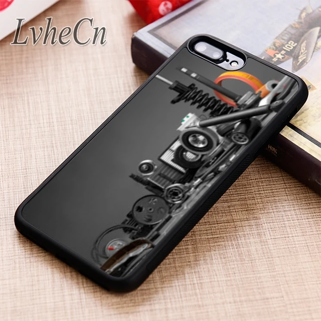 

LvheCn Mechanic Car Parts phone Case cover For iPhone 6 6S 7 8 X XR XS max 5 5S SE Samsung Galaxy S5 S6 S7 edge S8 S9 Plus