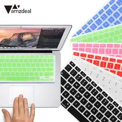 Amzdeal клавиатура чехол для MacBook Pro 13.3 "15.4" нам Алфавит Наклейки протектор черный Клавиатура Защитная Наклейки