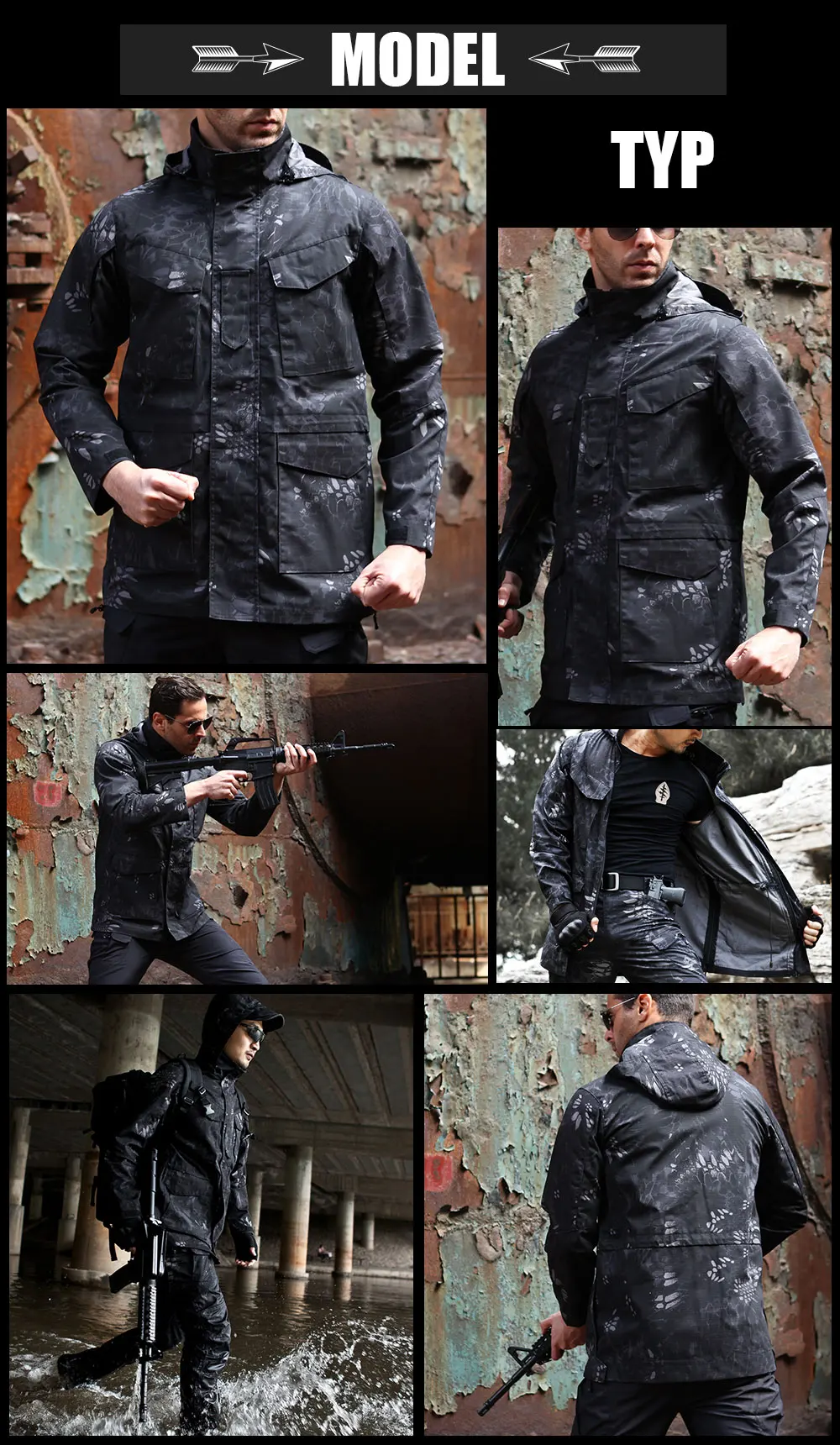 SINAIRSOFT открытый Archon Тактический Плащ-Тренч Для мужчин дизайнерский пиджак в стиле милитари Водонепроницаемый M65 Тренч Для мужчин ветрозащитный Охота