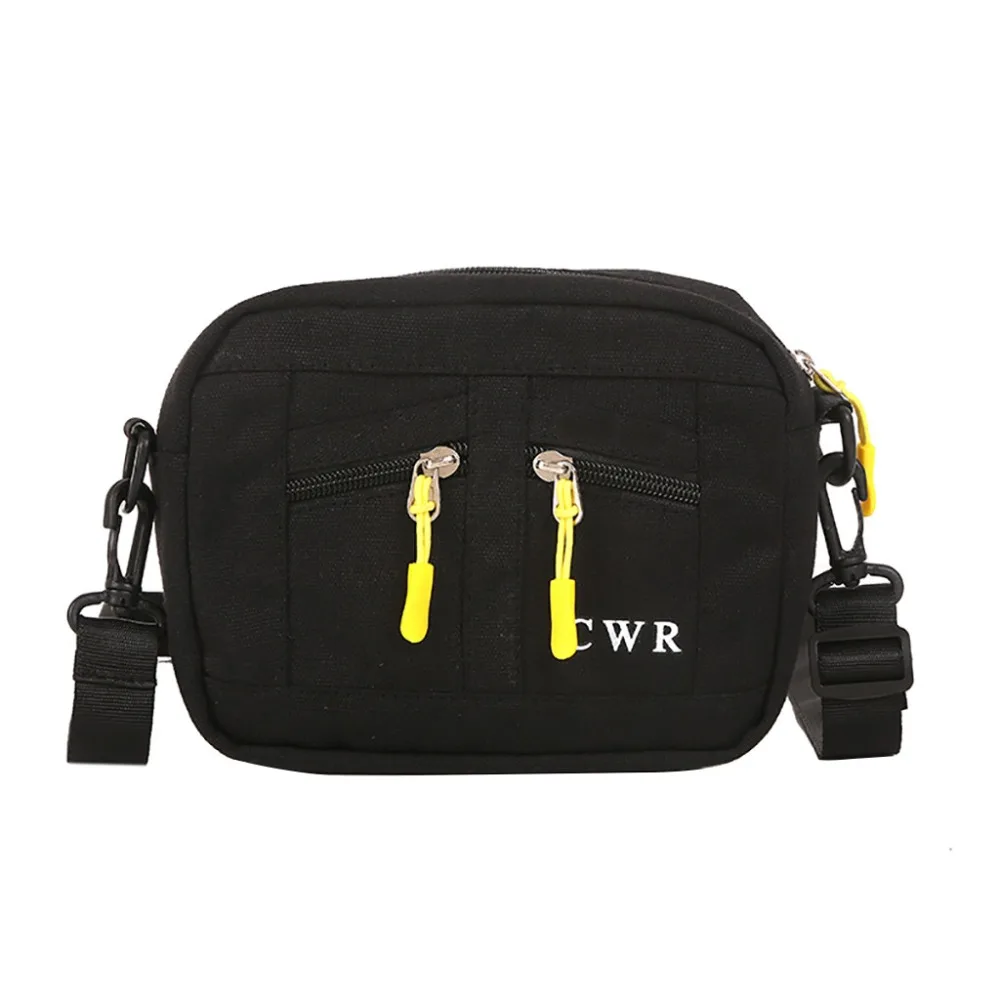 

Shoulder canvas bag men and women wild sports style fashion Messenger bag student mobile phone change shoulder bags A1