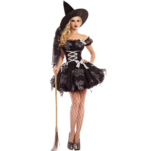 Сексуальное женское короткое платье на Хэллоуин, черный костюм вампира, одежда для взрослых, аниме, ведьмы, вечерние Костюмы для ролевых игр - Цвет: Черный