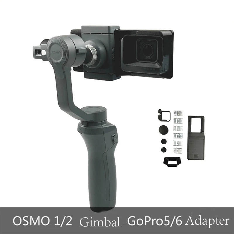 Sarabo árabe Cordelia heroico Adaptador de montaje de cámara GoPro Hero5/6, accesorios de cardán de mano  con capucha solar, impresión 3D, para OSMO MOBILE 1 2, novedad|Accesorios  de estabilizadores de imagen| - AliExpress