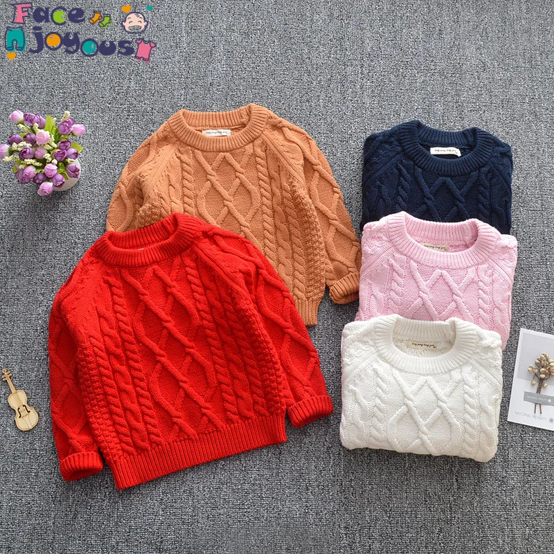 

Kids Clothes Spring Autumn Baby Sweater Knitted Hooded Boys Girls Toddler Solid Sweater Handmade Baby Pullover Cardigan Clothes