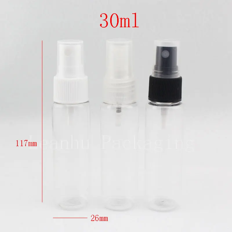 30ml transparent bottles with spray