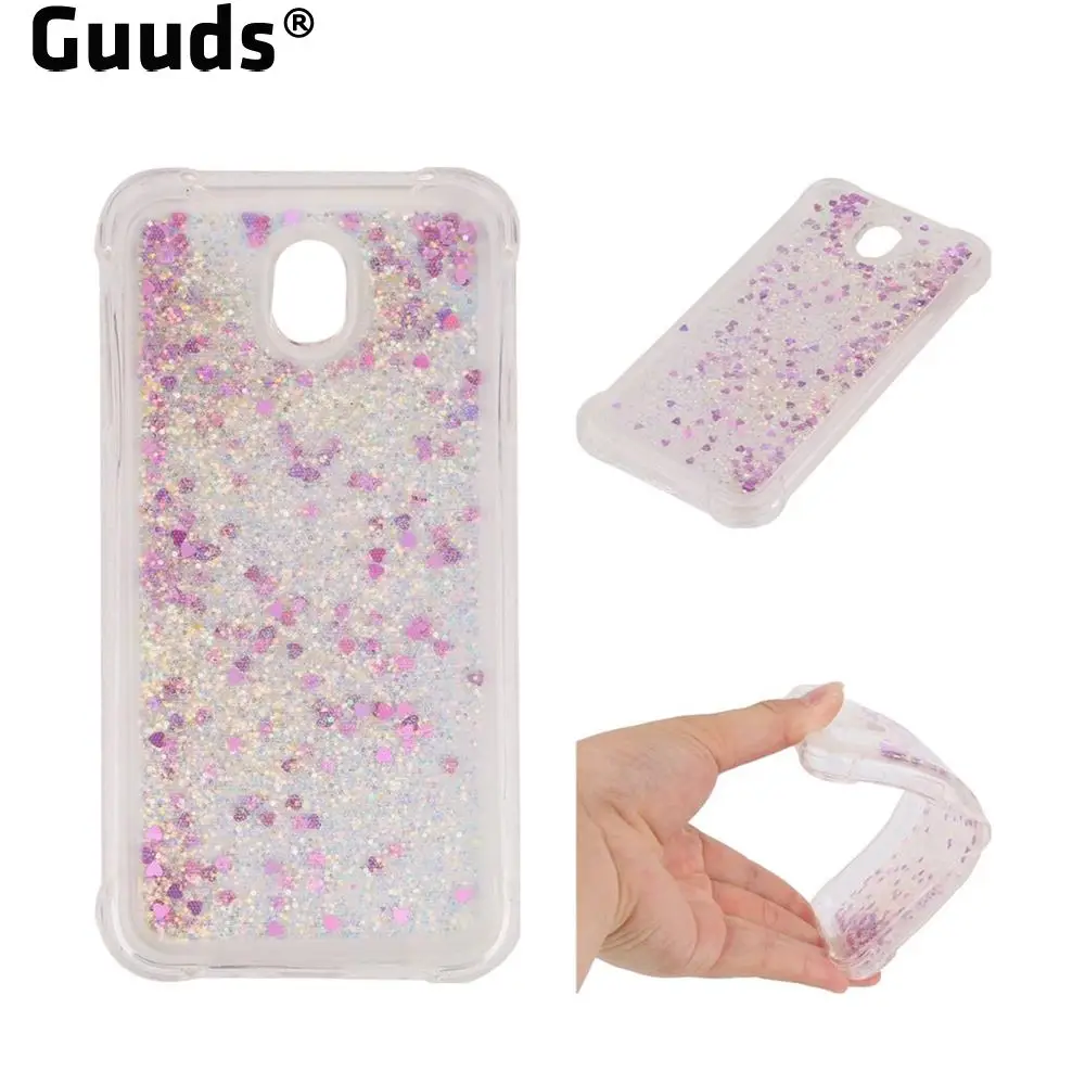 

Guuds for Samsung J7 2017 J730 2015 2016 Cover Dynamic Liquid Glitter Sand Quicksand Star TPU Case for Samsung Galaxy J7 2015