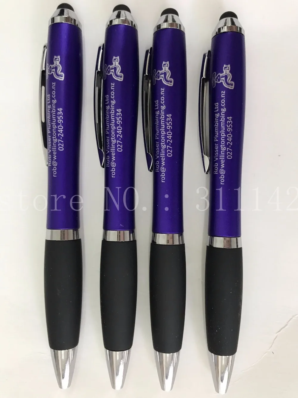 Custom Purple Ballpoint Pen