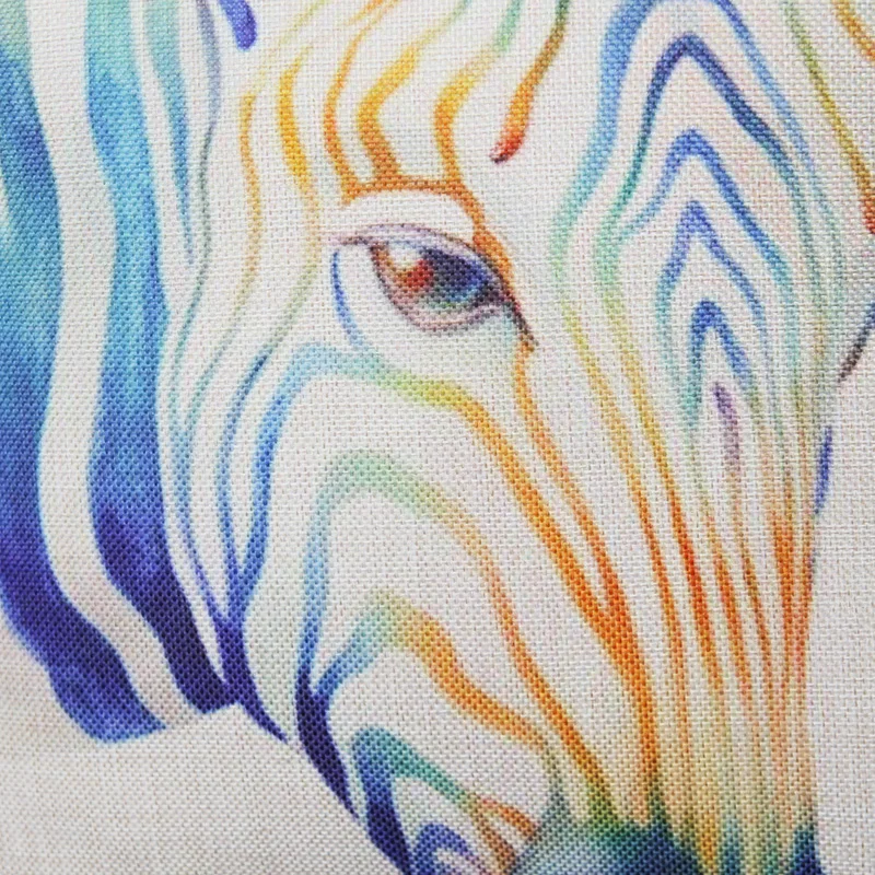 Home Decorative Mordern Throw Pillow Cover Animal Print Sofa Cushion Covers Zebra Horse Pillow Cases Couch Cushions Almofadas Home Decorative Mordern Throw Pillow Cover Animal Print Sofa Cushion Covers Zebra Horse Pillow Cases Couch Cushions Almofadas