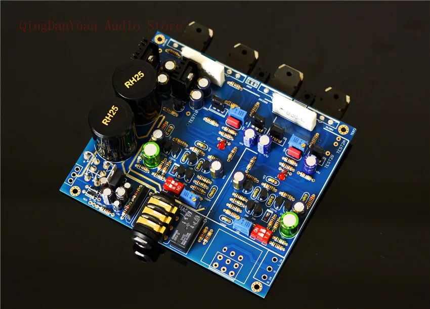 QHA4 Audio HIFI Class A FET Transistor discrete component Headphone Amplifier Assembled board QHA4 Audio HIFI Class A FET Transistor discrete component Headphone Amplifier Assembled board