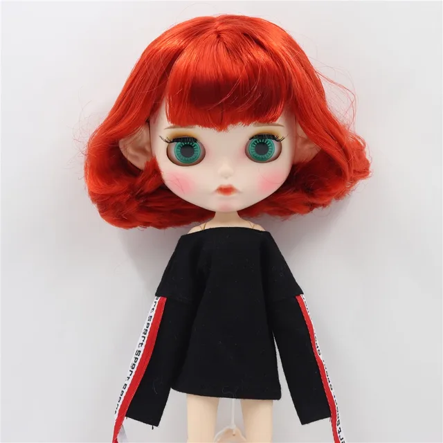 blythe doll red hair