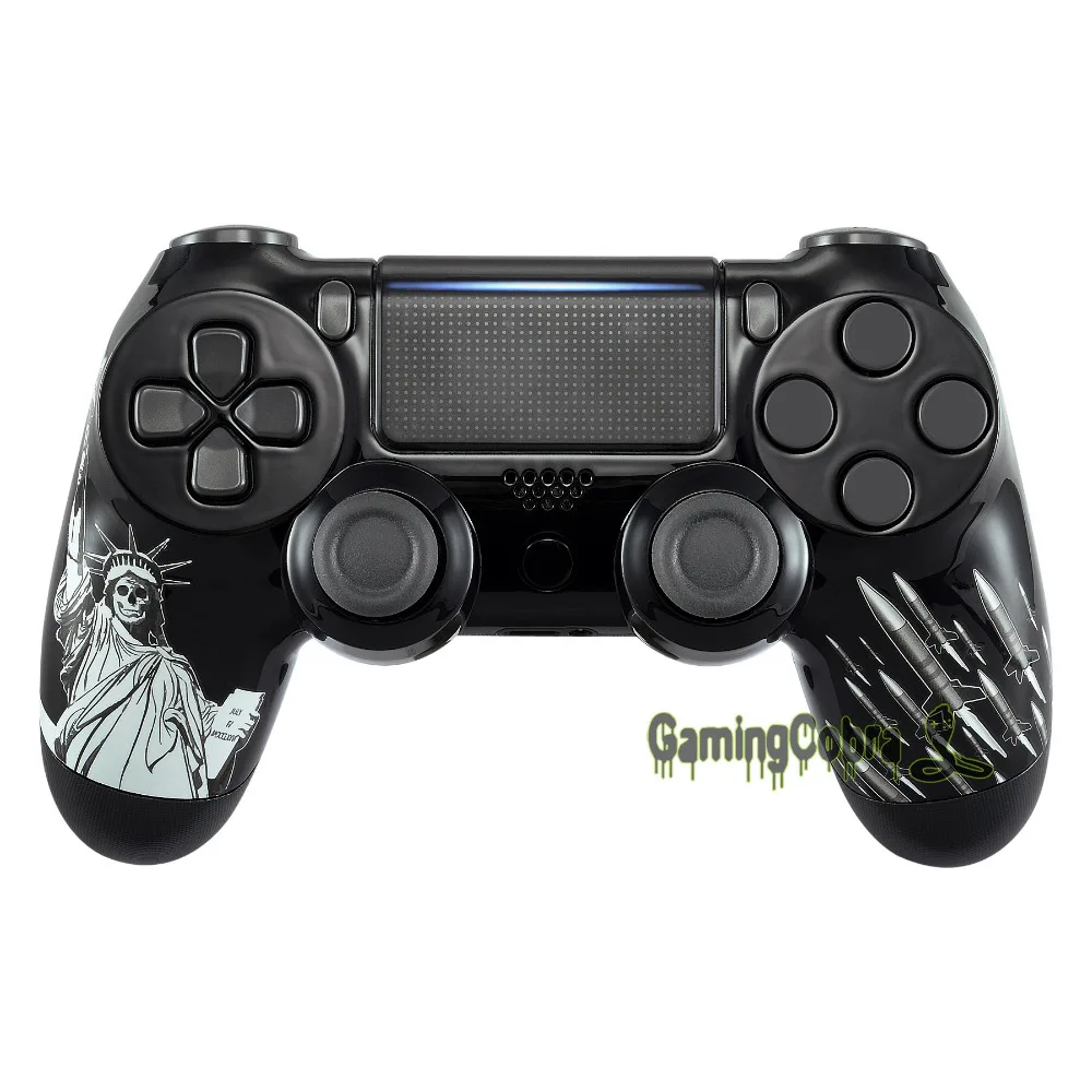 

Freedom and Peace Hydro Dipped Front Housing Shell for PS4 Slim Pro Controller JDM-040 JDM-050 JDM-055 - SP4FT20