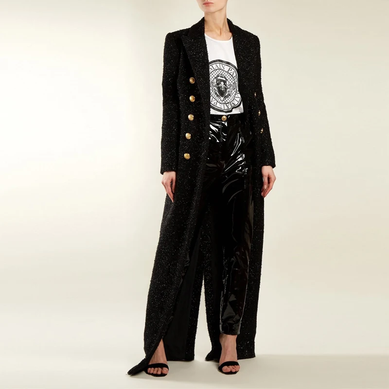 Nieuwe Mode Arrivals Luxe Vrouwen Lange Jas Voor Winter Maxi Zwarte Formele Cocktail Party Jassen Outfit Kleding Vestidos Groothandel Nieuwe Mode Arrivals Luxe Vrouwen Lange Jas Voor Winter Maxi Zwarte Formele Cocktail Party Jassen Outfit Kleding Vestidos Groothandel