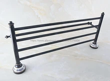 Wall Mounted Oil Rubbed Bronze Surface Towel Bars Bathroom Towel Hanger Bathroom Accessories Towel Rack Nba751 gfmark towel hanger modern style wall mounted chrome surface towel bars bathroom towel rack shelves holder badkamer accesoires