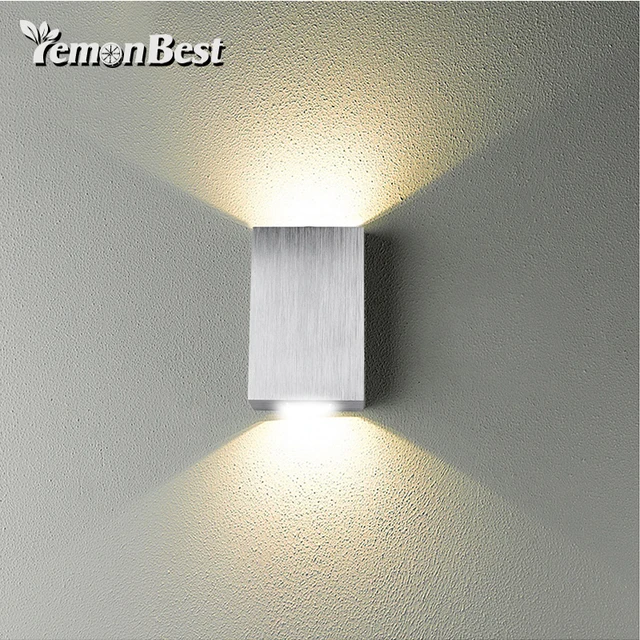LED mini cube 2W wall lamp home bright energy-saving lamp for outdoor arcade lamp aisle AC 85-265V