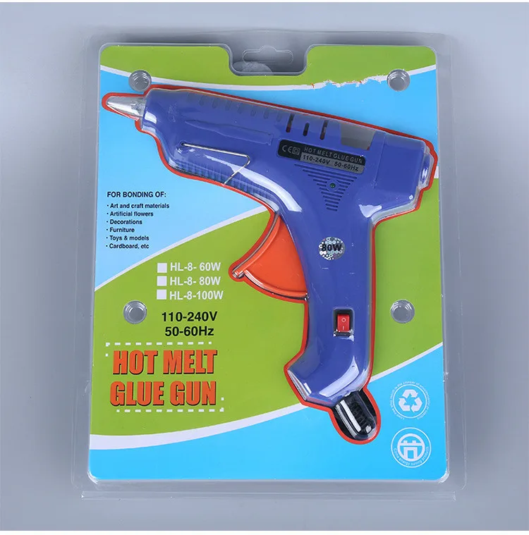 Hot melt glue gun 11mm Glue Stick Craft glues 80W 110~240V EU Plug Glue gun DIY repair power tool Professional Heat Glue gun