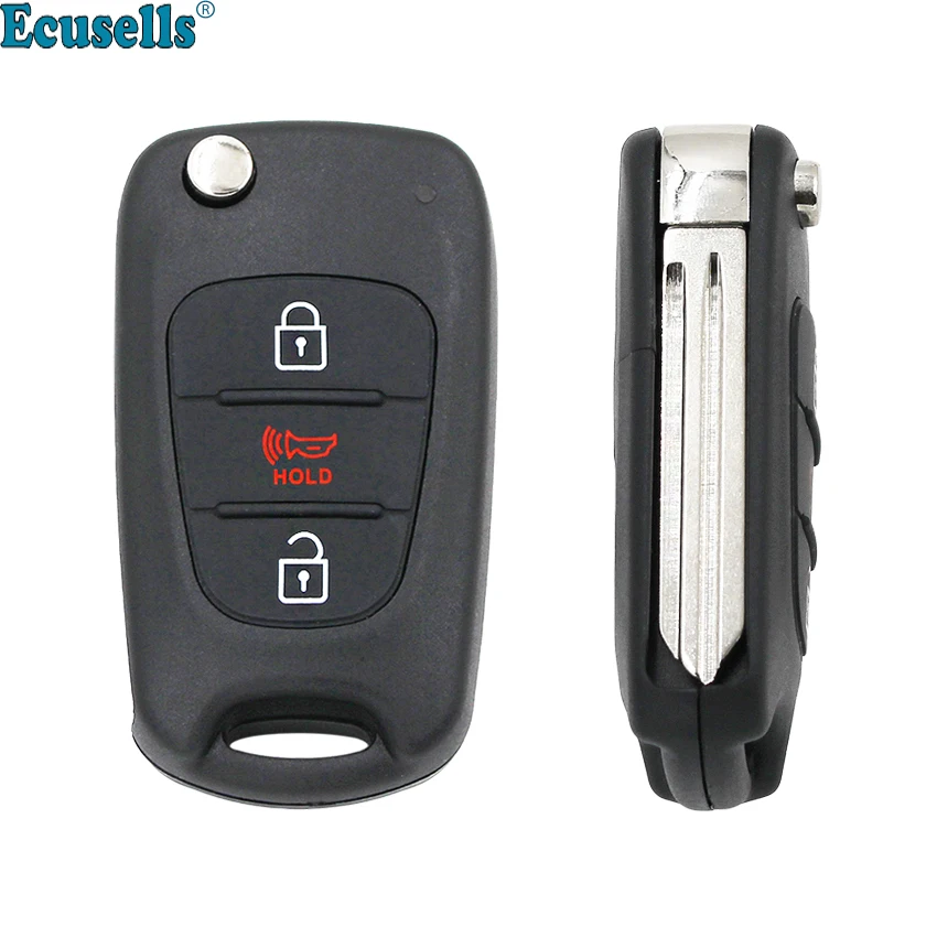 

New Replacement Case Shell Housing Flip Fob Remote Head Flip Key For Kia Soul Sportage Sorento