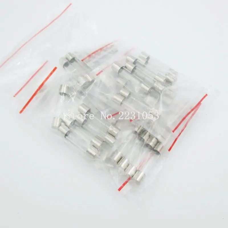 

50PCS 10Values Fast Quick Blow Glass Tube Fuse Assortment Kit 5x20mm 0.2A 0.5A 1A 2A 3A 5A 6A 8A 10A 15A/250V Fuse Set