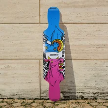 KOSTON pro carving style longboard deck with 8ply canada maple hot air laminated, long skateboard decks for cruising purpose