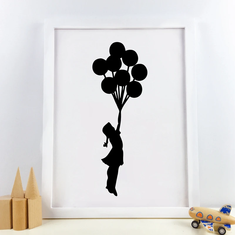 Girl With Balloon Art Prints